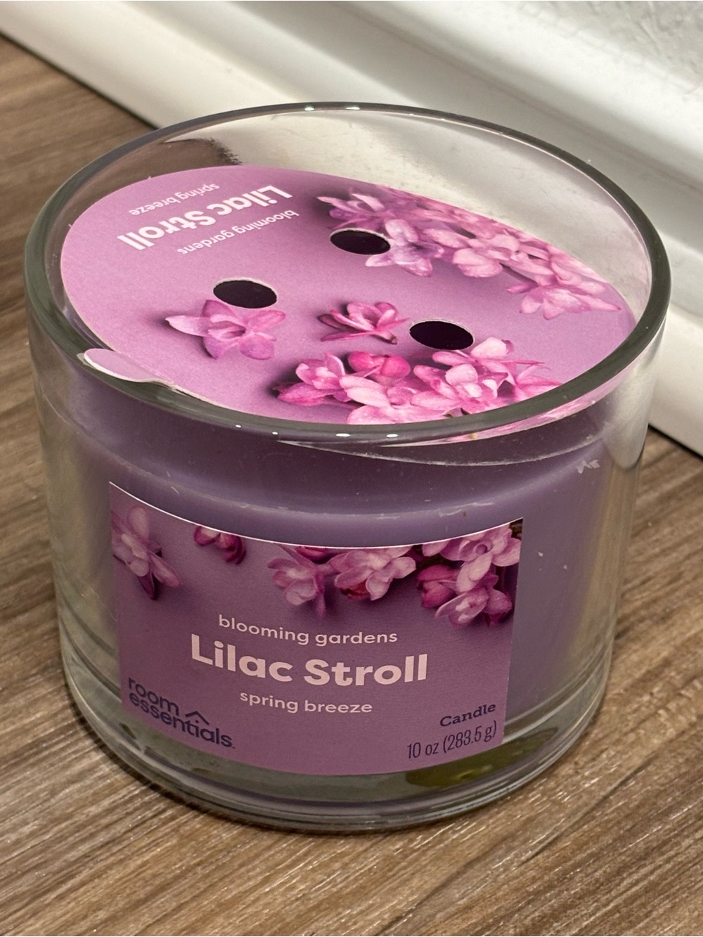 Room Essentials Lilac Stroll Purple Jar Candle